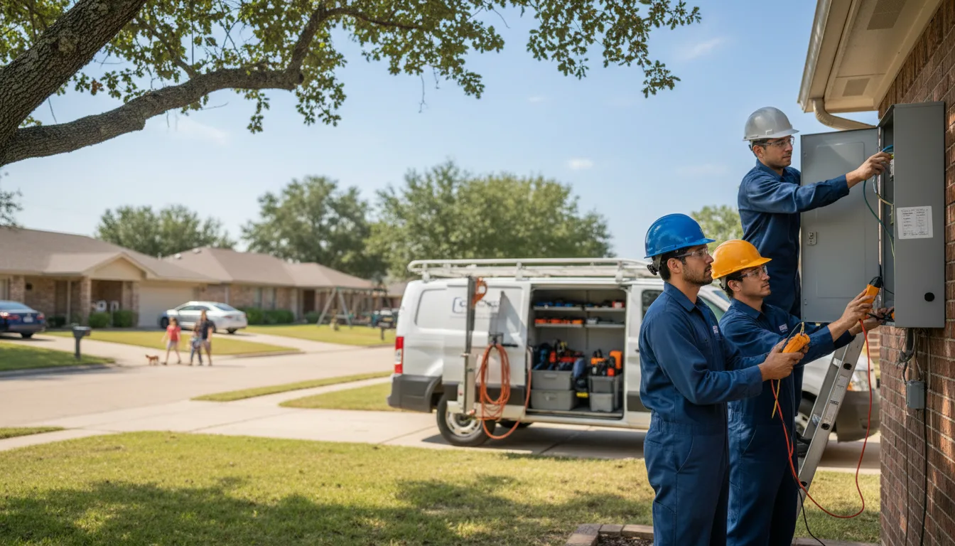Certified electrician providing emergency electrical services in Dugspur, VA